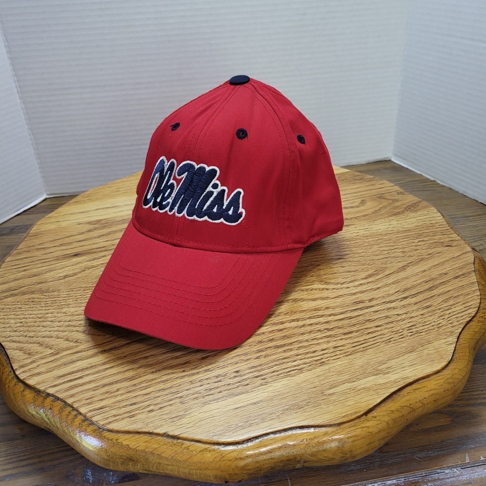 Ole Miss University Of Mississippi Rebels Embroidered Cap Hat Adjustable